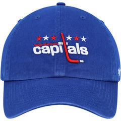 Washington Capitals '47 Clean Up Adjustable Hat - Royal | 47 brand on sale