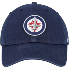 Winnipeg Jets '47 Clean Up Adjustable Hat - Navy | 47 brand Clearance