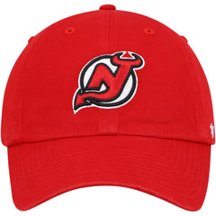 New Jersey Devils '47 Clean Up Adjustable Hat - Red | 47 brand discount