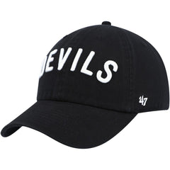 New Jersey Devils '47 Clean Up Adjustable Hat - Black | 47 brand sale