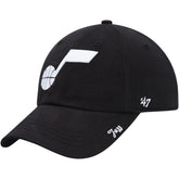 47 brand Utah Jazz '47 Women's Miata Clean Up Adjustable Hat Black