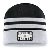 New Orleans Saints Logo Cuffed Knit Hat - Heather Gray - Fanatics