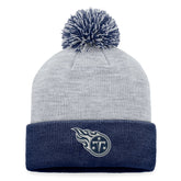 Tennessee Titans Women's Cuffed Knit Hat with Pom - Gray - Fanatics