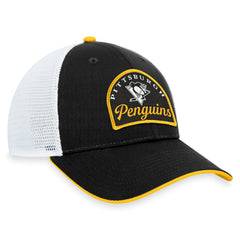 Pittsburgh Penguins Fanatics Fundamental Adjustable Hat - Black/White | Fanatics sale