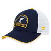 St. Louis Blues Fanatics Fundamental Adjustable Hat - Navy/White | Fanatics sale
