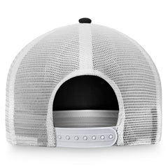 Pittsburgh Penguins Fanatics Women's Fundamental Trucker Adjustable Hat - Black/White | Fanatics Lifestyle