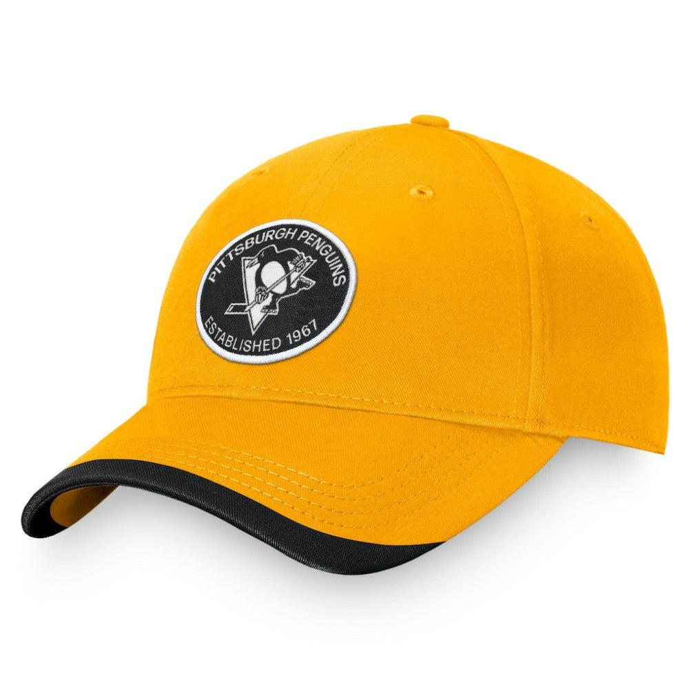 Pittsburgh Penguins Fanatics Fundamental Adjustable Hat - Gold | Fanatics online