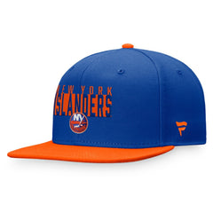 New York Islanders Fanatics Fundamental Colorblocked Snapback Hat - Royal/Orange | Fanatics discount