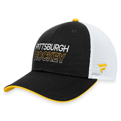 Pittsburgh Penguins Fanatics Authentic Pro Alternate Jersey Trucker Adjustable Hat - Black | Fanatics discount