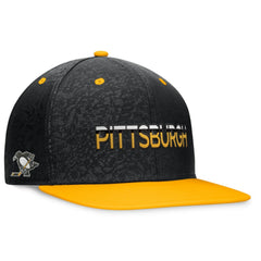 Pittsburgh Penguins Fanatics Authentic Pro Alternate Jersey Snapback Hat - Black/Gold | Fanatics sale