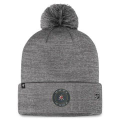 Vegas Golden Knights Fanatics Authentic Pro Home Ice Cuffed Knit Hat with Pom - Gray | Fanatics Lifestyle