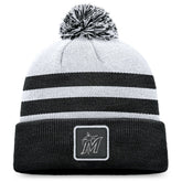 Miami Marlins Fanatics Cuffed Knit Hat with Pom Outlet