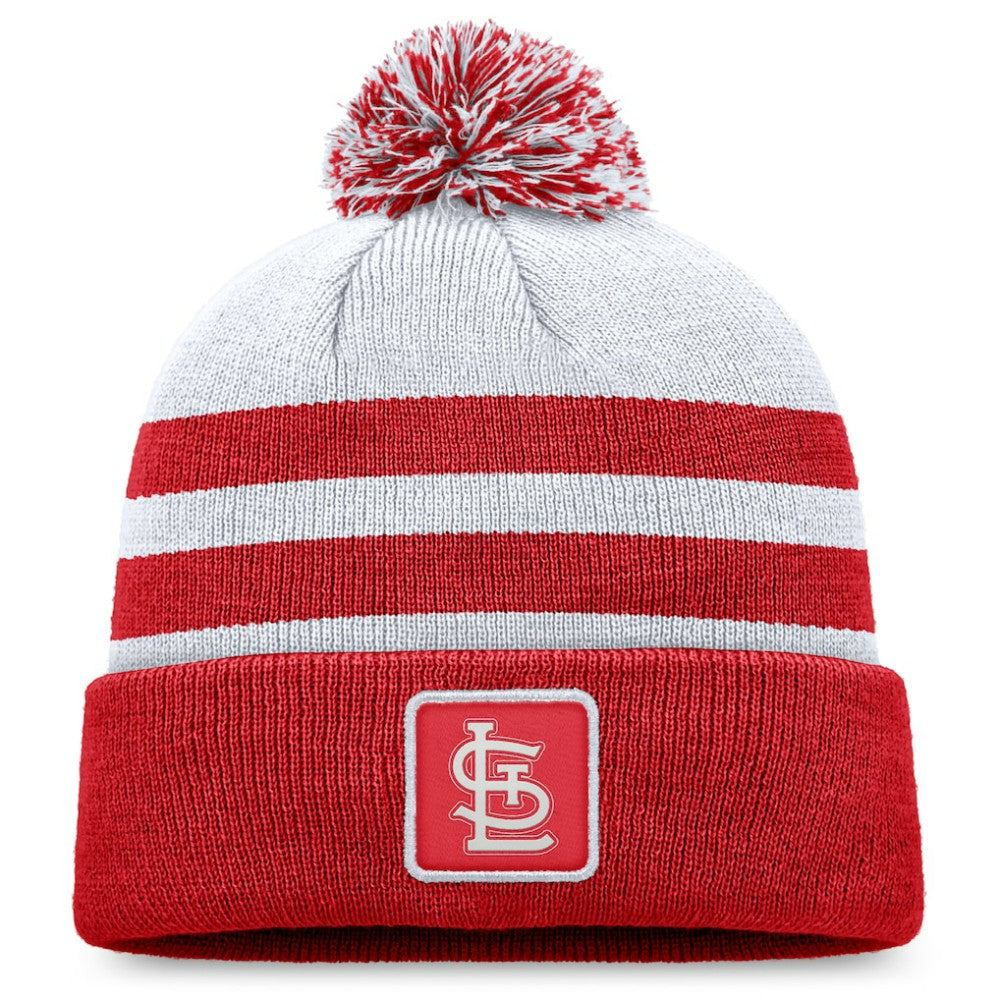 St. Louis Cardinals Fanatics Cuffed Knit Hat with Pom Near Me