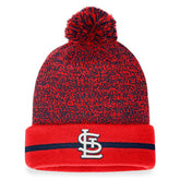 St. Louis Cardinals Fanatics Space-Dye Cuffed Knit Hat with Pom Sale