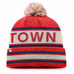 Washington Nationals Fanatics Hometown Slogan Cuffed Knit Hat with Pom Outlet