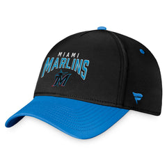 Miami Marlins Fanatics Stacked Logo Flex Hat Sale