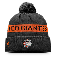 San Francisco Giants Fanatics League Logo Cuffed Knit Hat with Pom Outlet