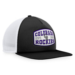 Colorado Rockies Fanatics Foam Front Patch Trucker Snapback Hat Discount