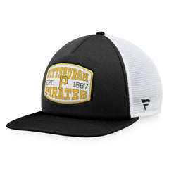 Pittsburgh Pirates Fanatics Foam Front Patch Trucker Snapback Hat Sale
