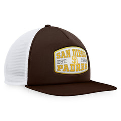 San Diego Padres Fanatics Foam Front Patch Trucker Snapback Hat Sale