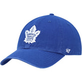 Toronto Maple Leafs '47 Clean Up Adjustable Hat - Blue | 47 brand Lifestyle