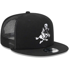Dallas Cowboys New Era Retro Joe Main Trucker 9FIFTY Snapback Hat - Black - NFL