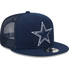 Dallas Cowboys New Era Main Trucker 9FIFTY Snapback Hat - Navy - NFL