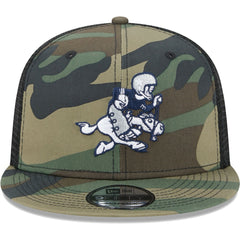 Dallas Cowboys New Era Retro Joe Main Trucker 9FIFTY Snapback Hat - Camo - NFL