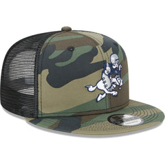 Dallas Cowboys New Era Retro Joe Main Trucker 9FIFTY Snapback Hat - Camo - NFL