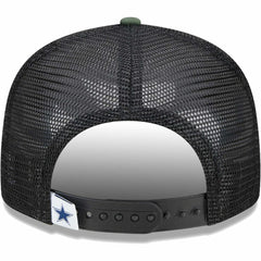 Dallas Cowboys New Era Youth Main Trucker 9FIFTY Snapback Hat - Camo - NFL