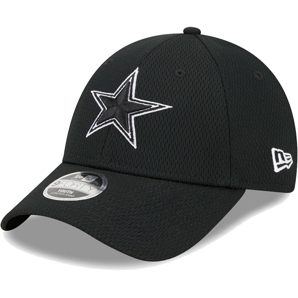 Dallas Cowboys New Era Youth Main B-Dub 9FORTY Adjustable Hat - Black - NFL