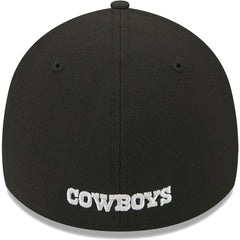 Dallas Cowboys New Era Main 39THIRTY Flex Hat - Black - NFL
