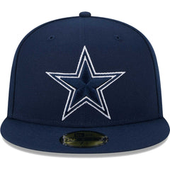 Dallas Cowboys New Era Main Patch 59FIFTY Fitted Hat - Navy - NFL
