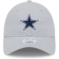 Dallas Cowboys New Era Women's Main Core Classic 2.0 9TWENTY Adjustable Hat - Gray - NFL
