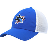San Jose Sharks adidas Color Pop Trucker Adjustable Hat - Blue | Adidas sale