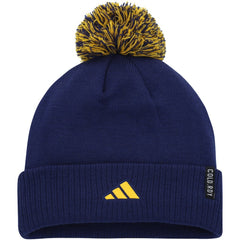 St. Louis Blues adidas COLD.RDY Cuffed Knit Hat with Pom - Blue | Adidas near me