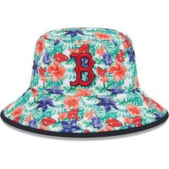 Boston Red Sox New Era Tropic Floral Bucket Hat Outlet