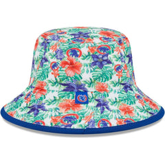 Chicago Cubs New Era Tropic Floral Bucket Hat Outlet