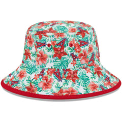 Los Angeles Angels New Era Tropic Floral Bucket Hat Outlet