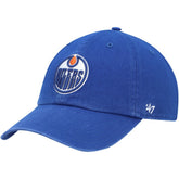 Edmonton Oilers '47 Clean Up Adjustable Hat - Royal | 47 brand near me