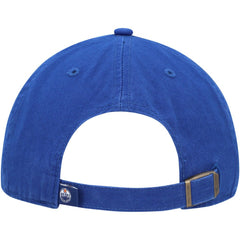 Edmonton Oilers '47 Clean Up Adjustable Hat - Royal | 47 brand near me