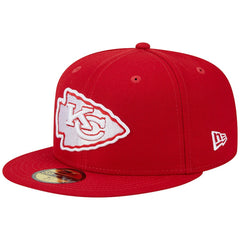Kansas City Chiefs New Era Super Bowl LIV Main Patch 59FIFTY Fitted Hat - Scarlet - NFL