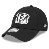 Cincinnati Bengals New Era Youth Main B-Dub 9FORTY Adjustable Hat - Black - NFL