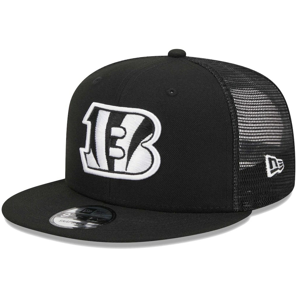 Cincinnati Bengals New Era Main Trucker 9FIFTY Snapback Hat - Black - NFL