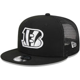 Cincinnati Bengals New Era Main Trucker 9FIFTY Snapback Hat - Black - NFL