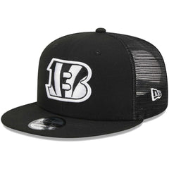 Cincinnati Bengals New Era Main Trucker 9FIFTY Snapback Hat - Black - NFL