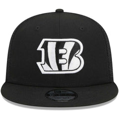 Cincinnati Bengals New Era Main Trucker 9FIFTY Snapback Hat - Black - NFL