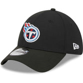 Tennessee Titans New Era Main 39THIRTY Flex Hat - Black - NFL