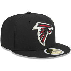 Atlanta Falcons New Era Youth Main 59FIFTY Fitted Hat - Black - NFL