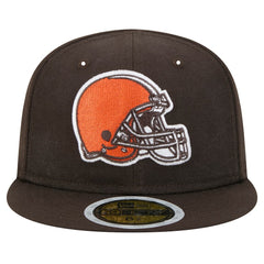 Cleveland Browns New Era Main 59FIFTY Fitted Hat - Brown - NFL